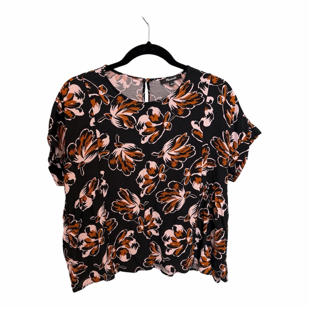 Madewell Floral Print Women's Top size Large